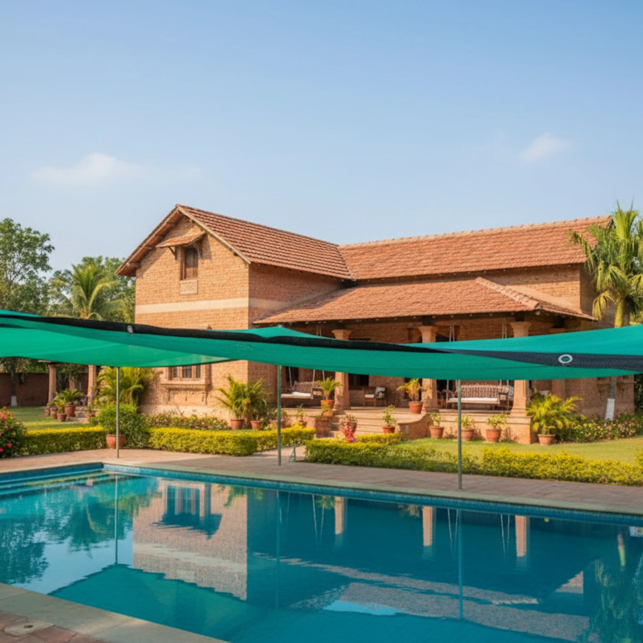 swimming pool shade sail