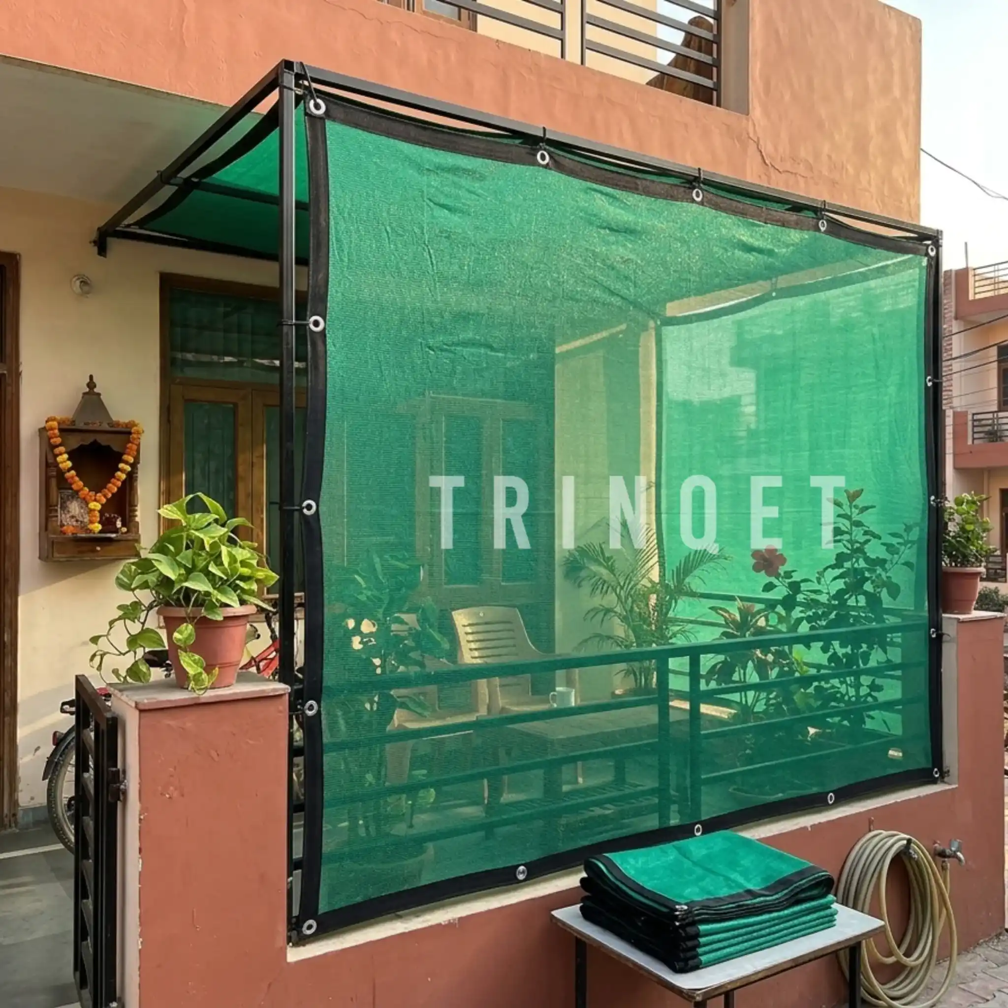 green shade net for balcony