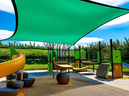 kids play area shade sails