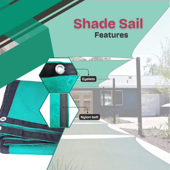 features of outdoor area shade sails