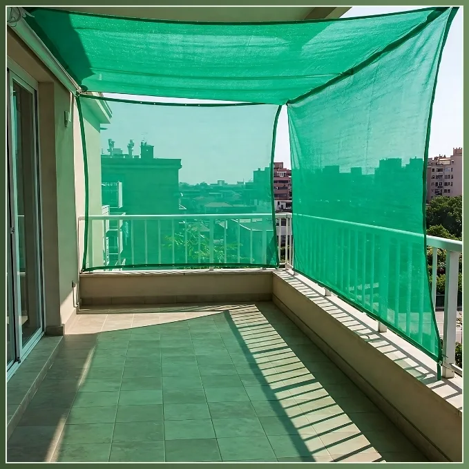 balcony sun shade net