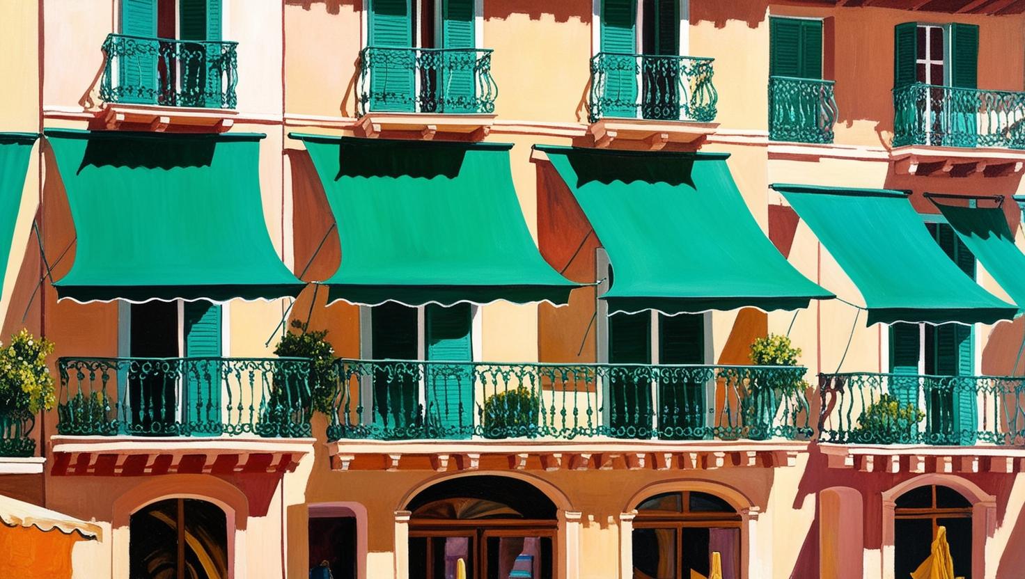 green shade net for balcony