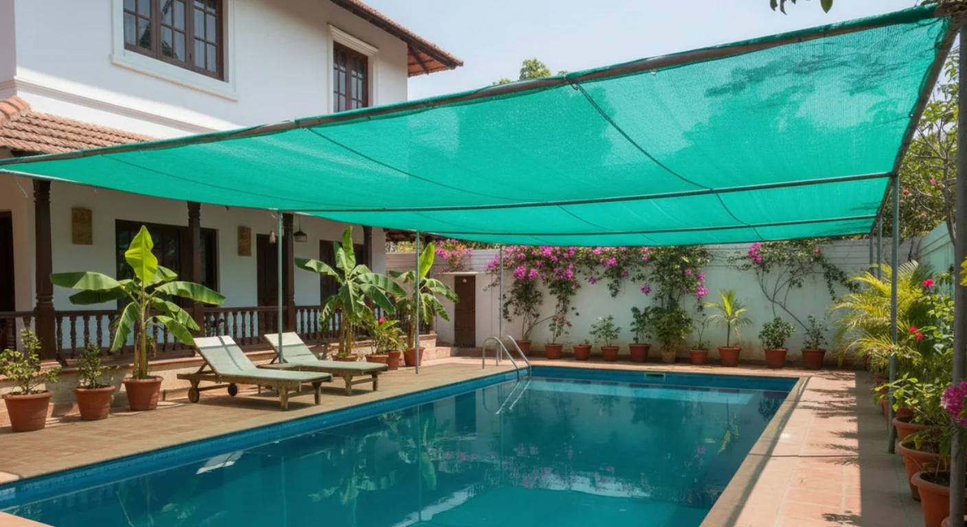 Swimming Pool Sails: Protect Your Child from the Sunlight for Fun During Summer Vacation