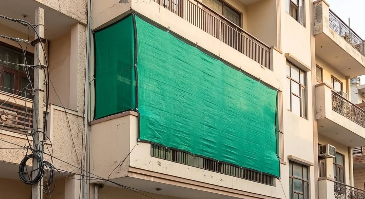 Green Sun Shade Net Transform Your Balcony: Why Trinqet is Your Best Choice