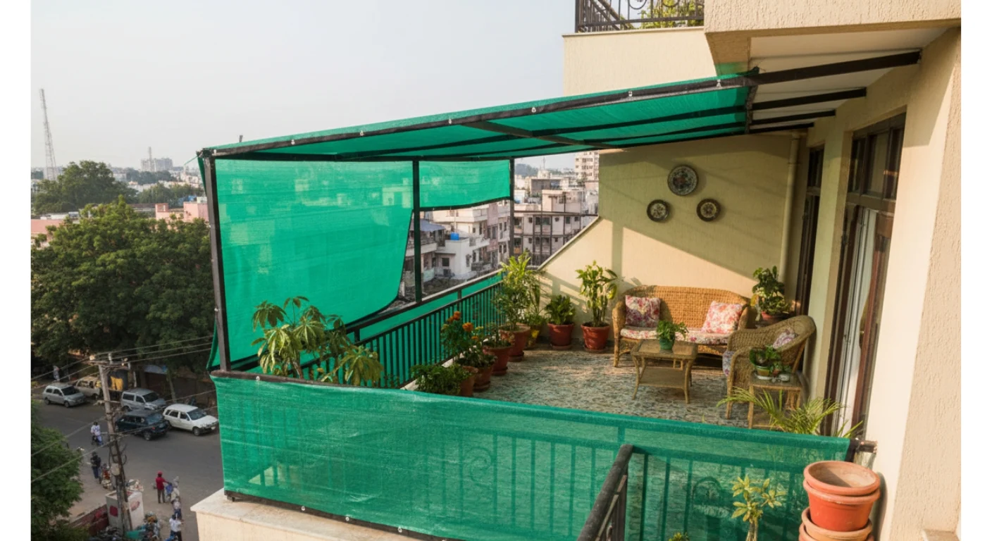Sun Shade Net for Patio with UV Protection in India