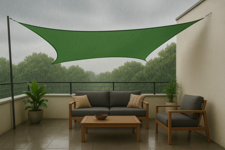 How Outdoor Shade Sails Keep Your Terrace Comfortable During the Rainy Season?