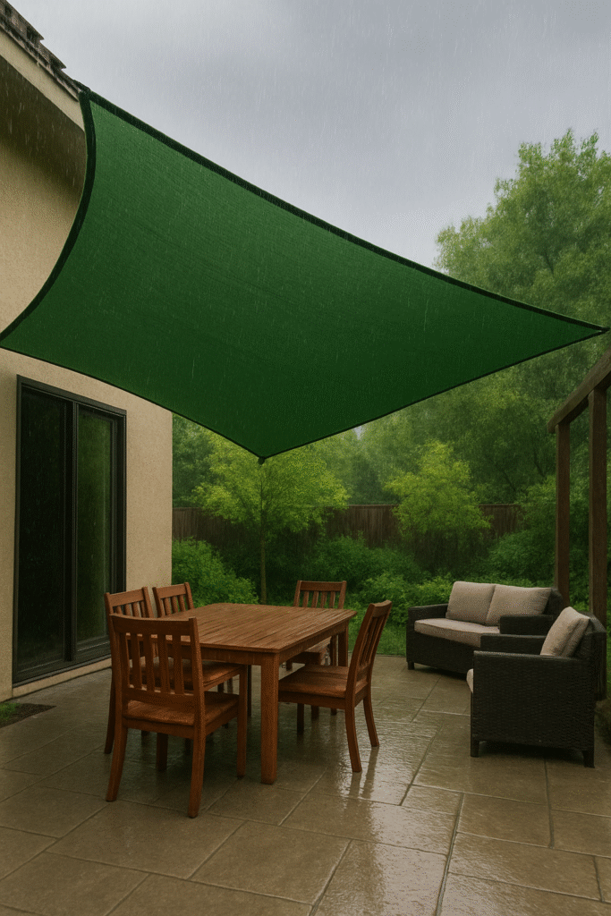 outdoor shade sails