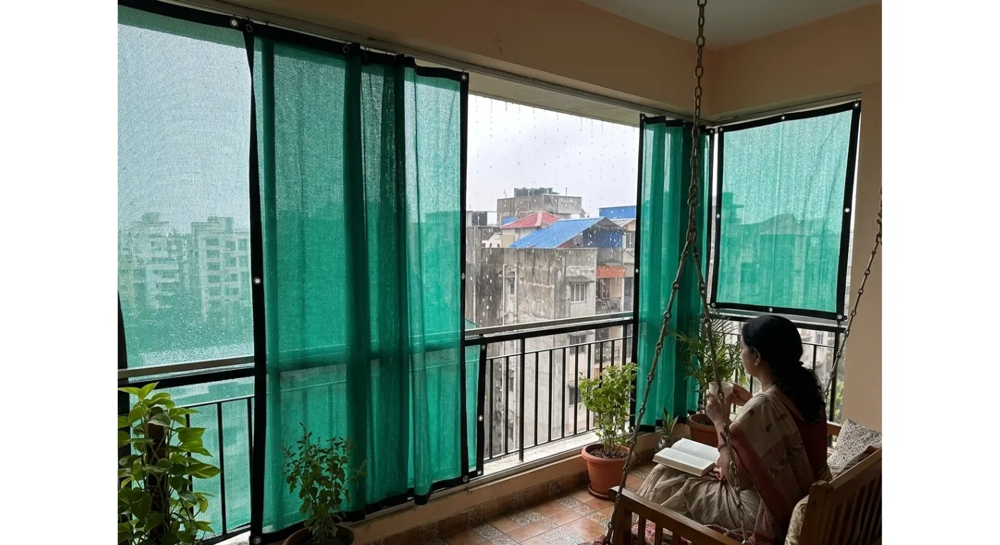 Protect Your Balcony and Patio with Outdoor Shade Sails for Rainy Weather