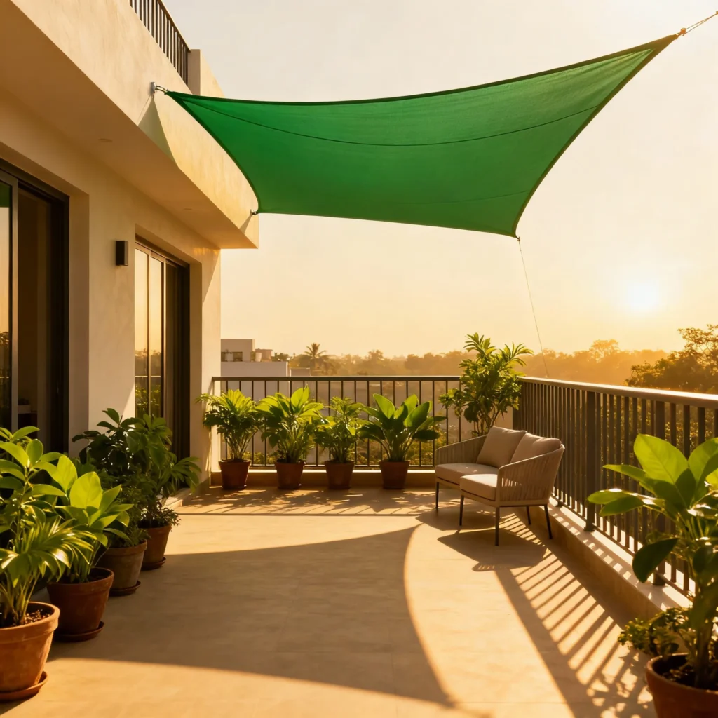 Outdoor Cooling Ideas for Homes Using Shade Sails