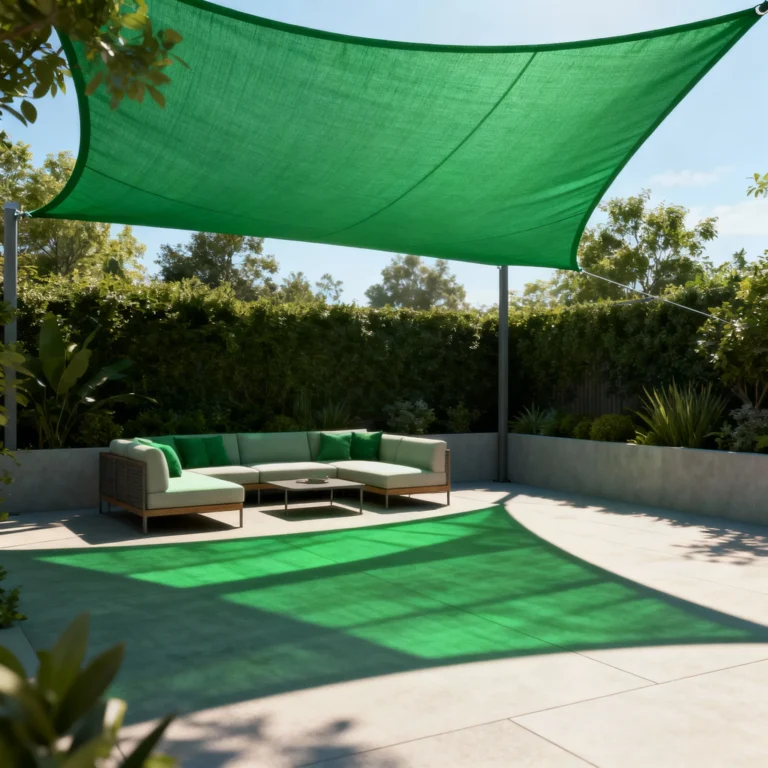 Why Green Shade Sails Are the Best Choice for Indian Summers Season