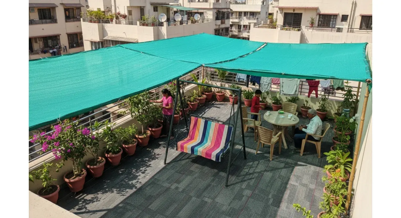 The Real Benefits of Green Shade Nets in Indian Summers