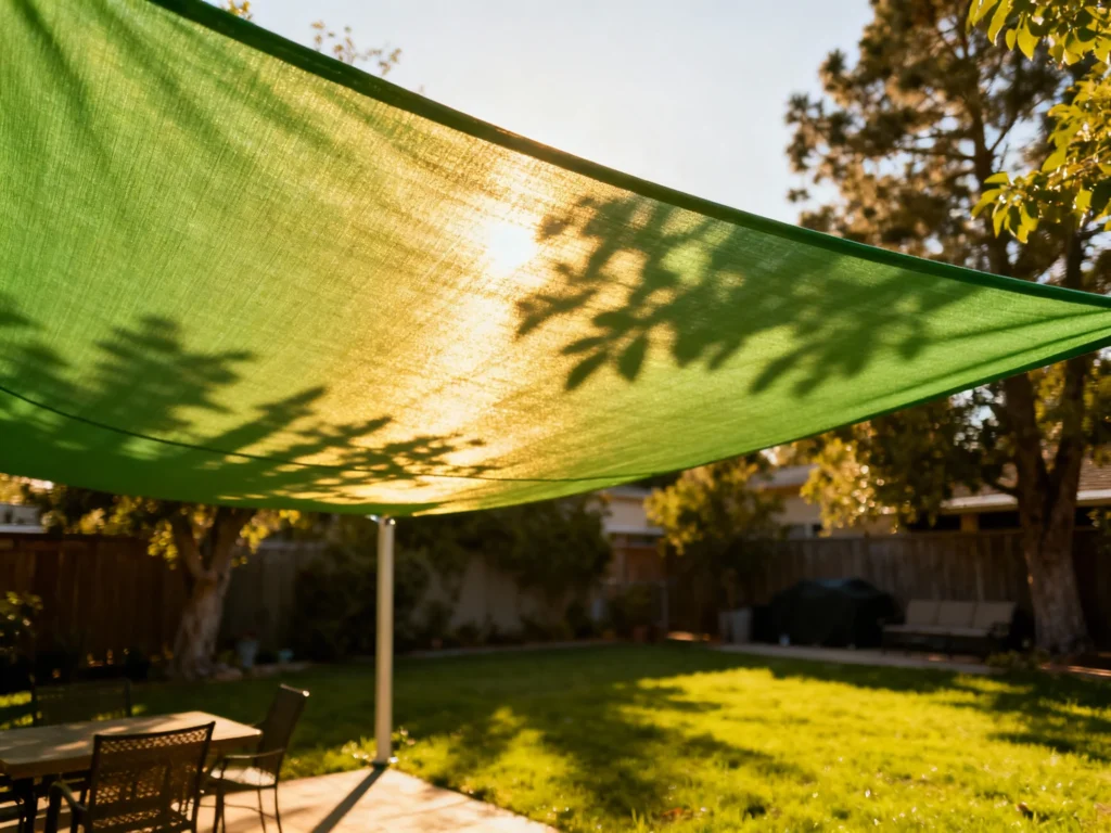 green shade sails