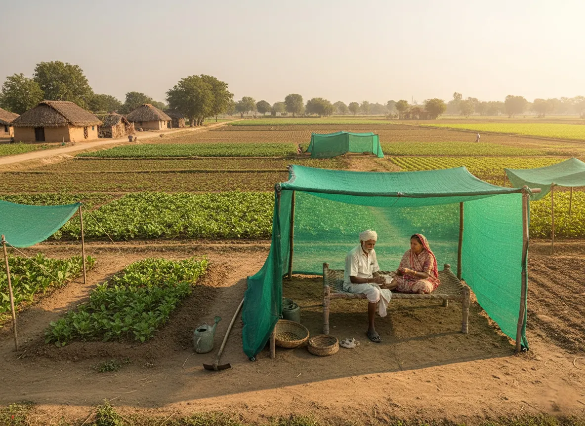 Green Shade Nets for Farming in India