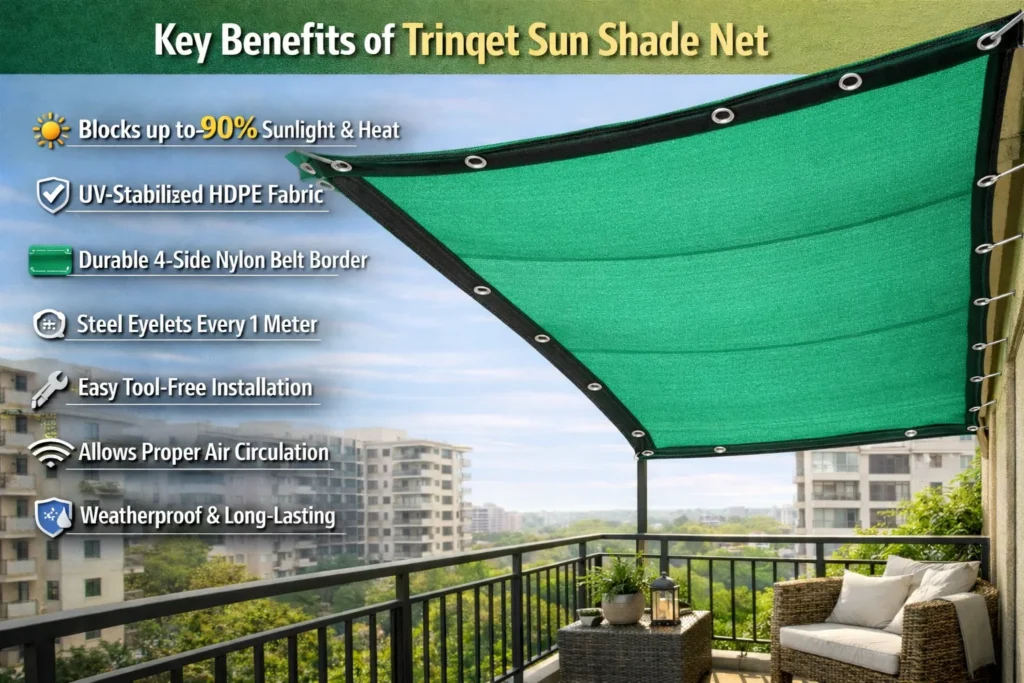 sun shade net for balcony