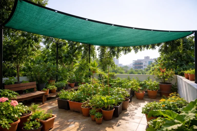 Buy Green Shade Net Online in India – Best Shade Net for Terrace Garden, Plants & Nursery