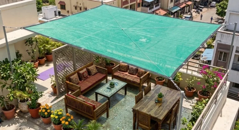Best Terrace Shade Net Ideas to Reduce Roof Heat