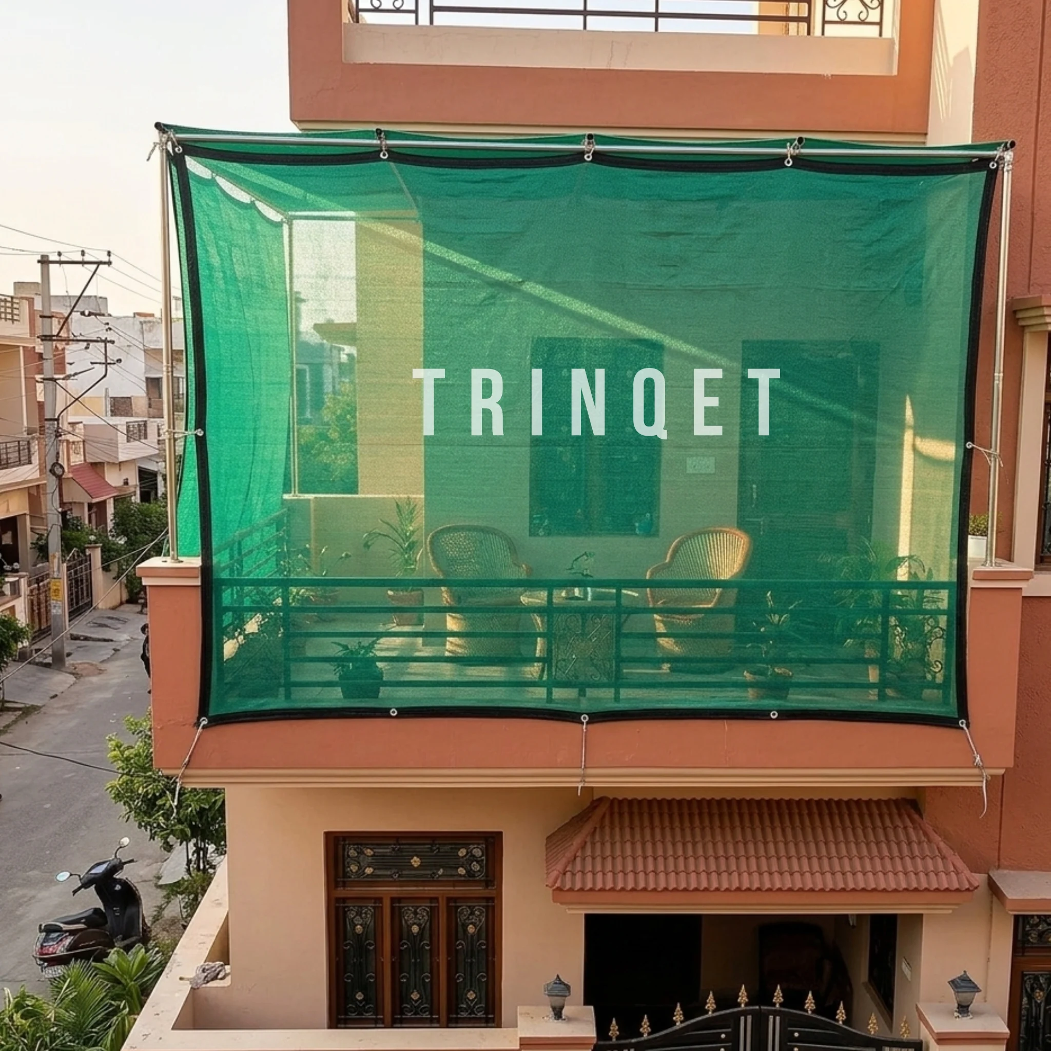 green shade net for balcony