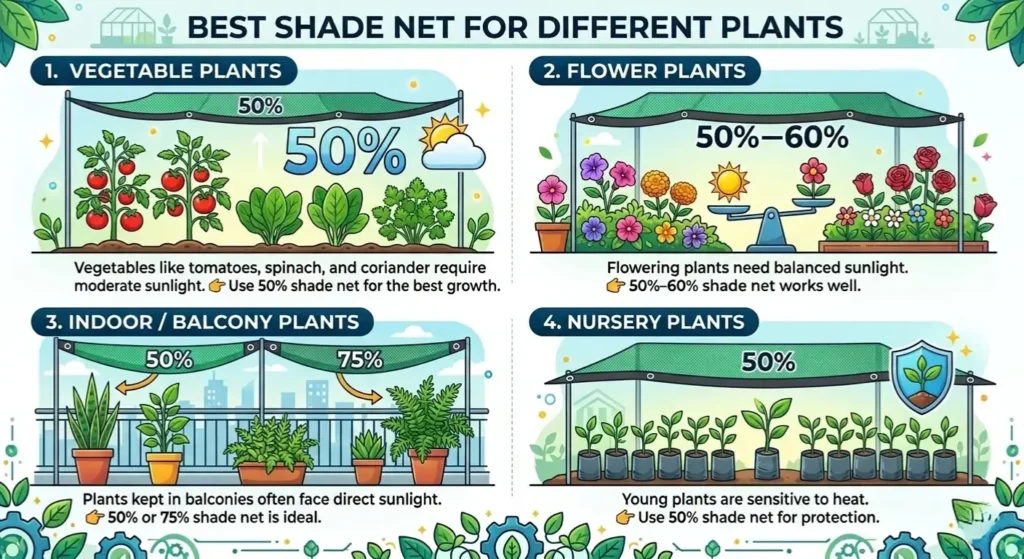 Shade Net for Garden Plants