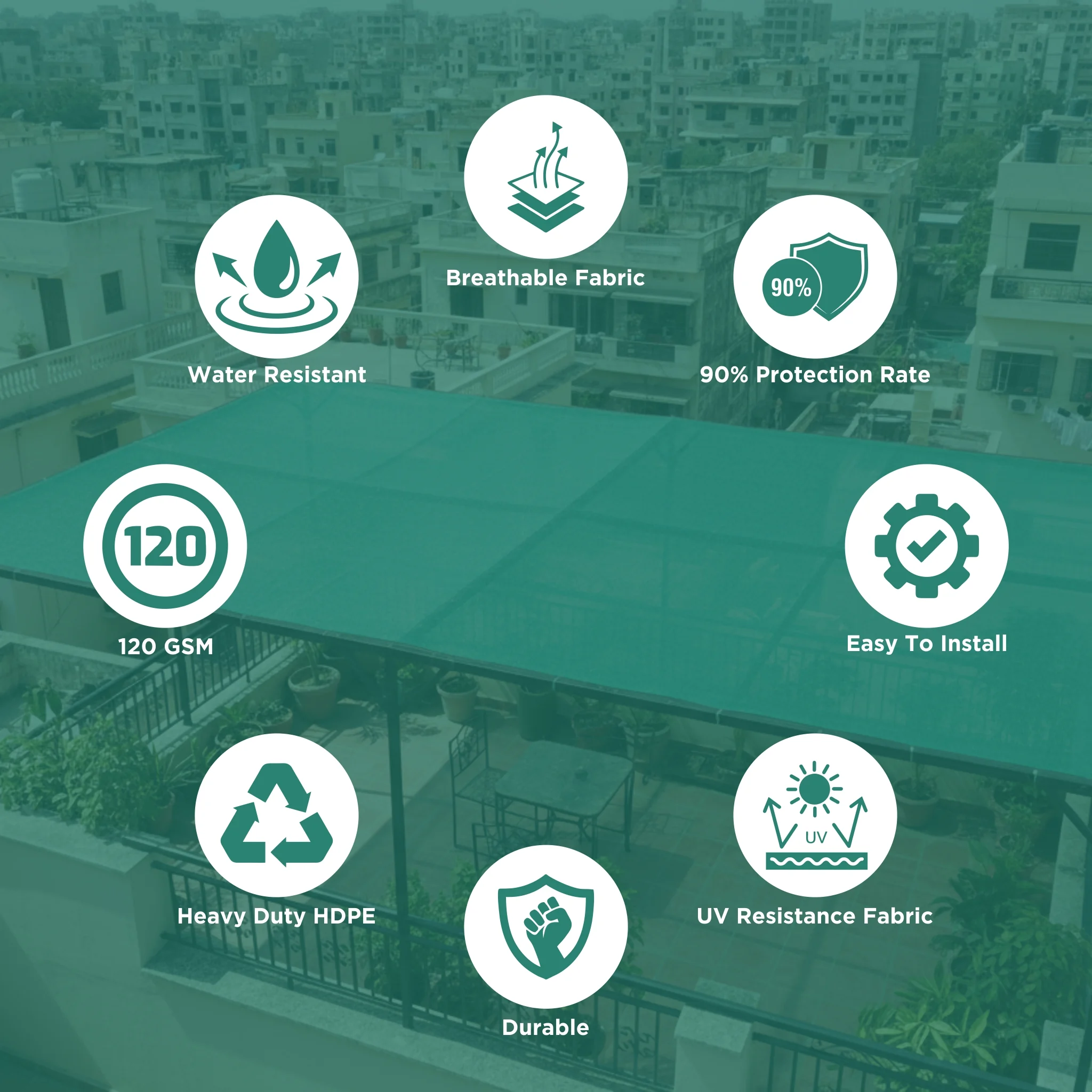 swimming pool shade net