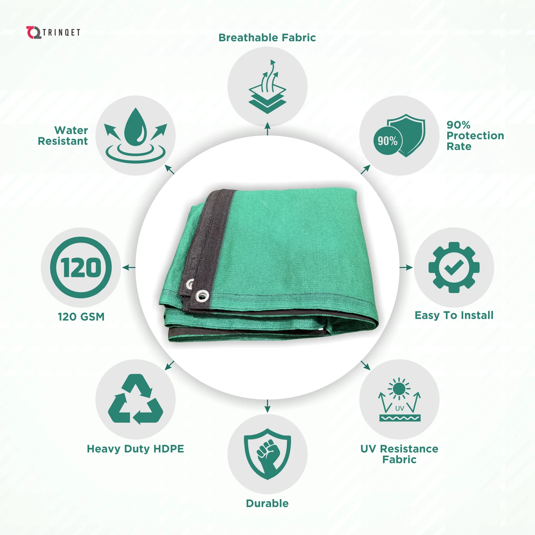 green shade net for balcony