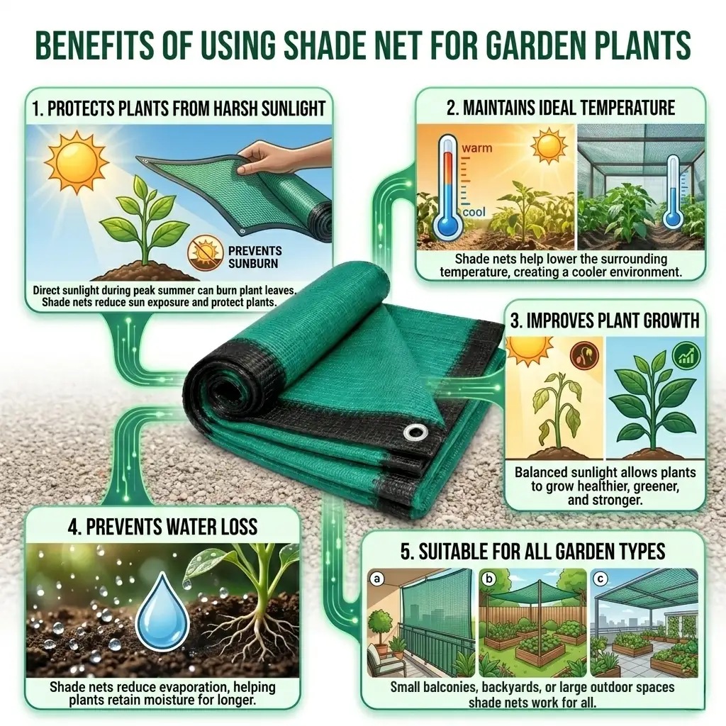 Shade Net for Garden Plants
