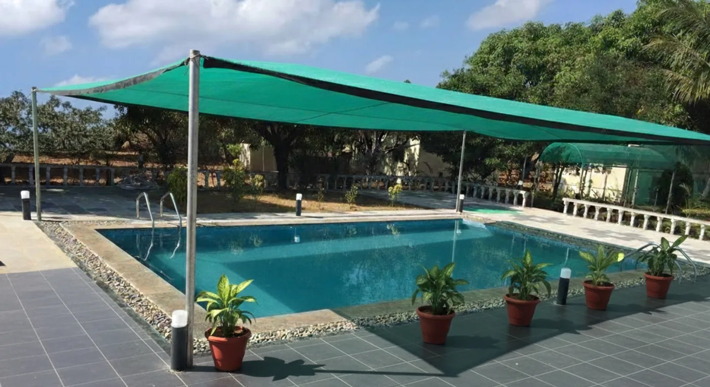 swimming pool shade sails