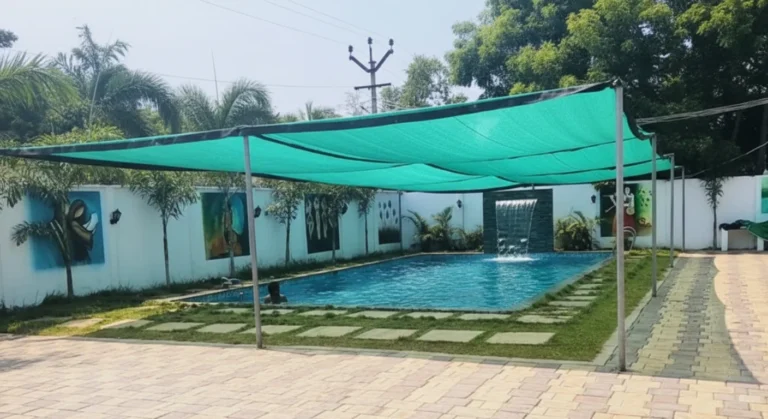 How Swimming Pool Shade Sails Enhance Comfort and UV Protection?