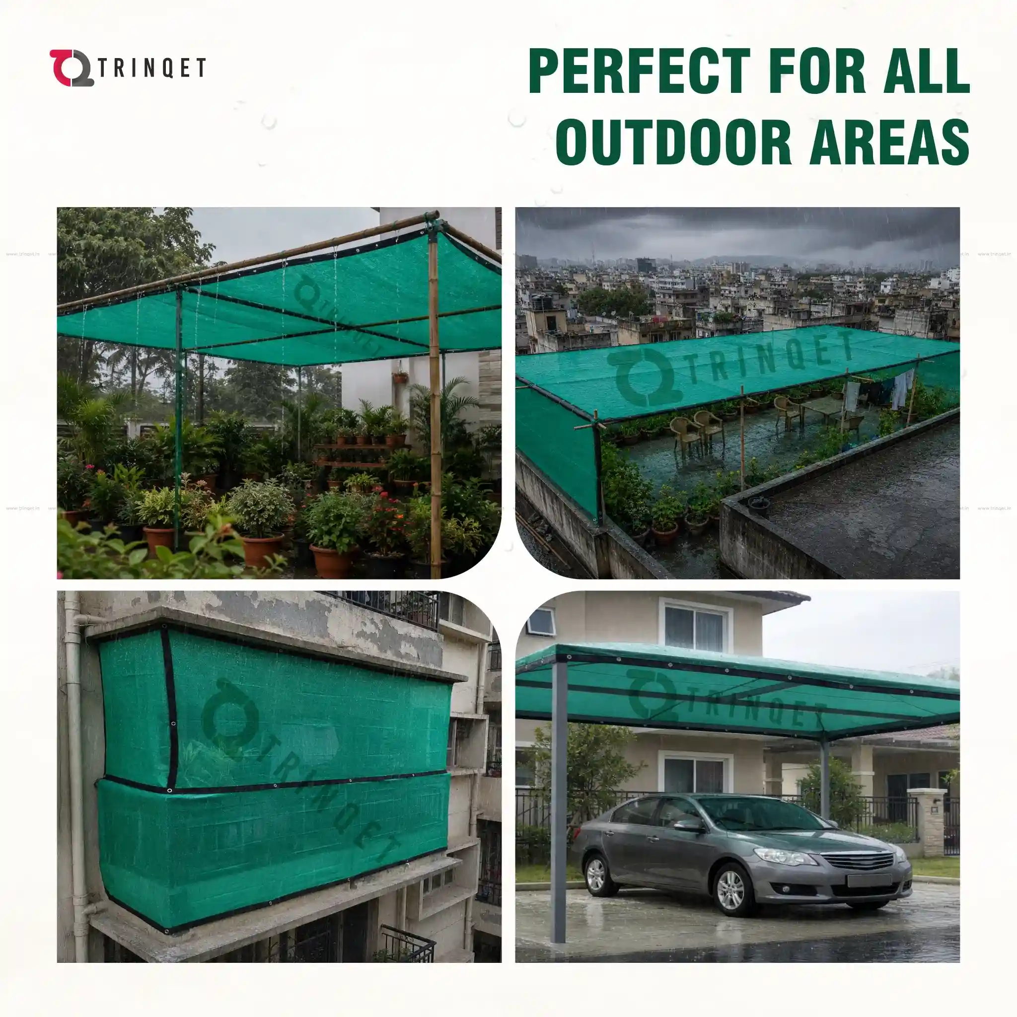 rain protection shade net